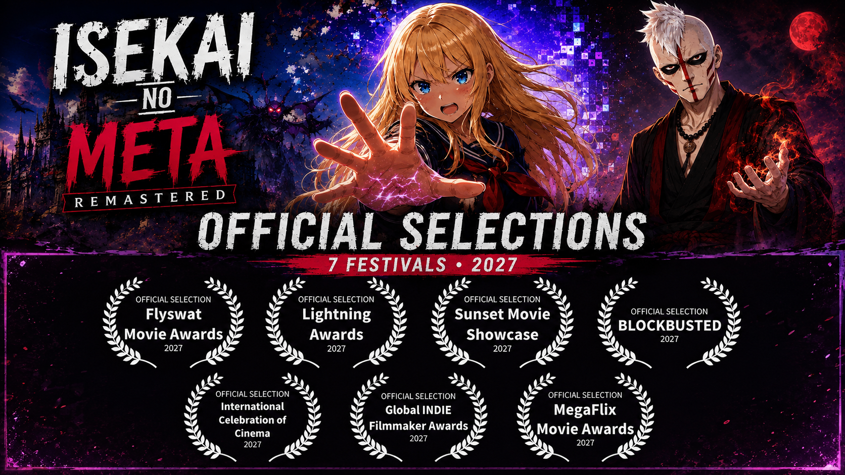 Official Selections: Isekai no Meta Remastered Heads to Seven Festivals